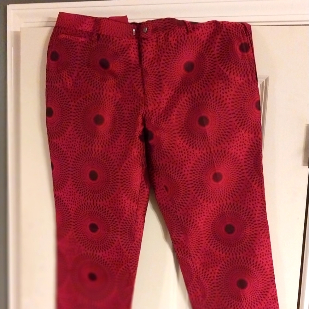 Inc Peacock Print Trousers!